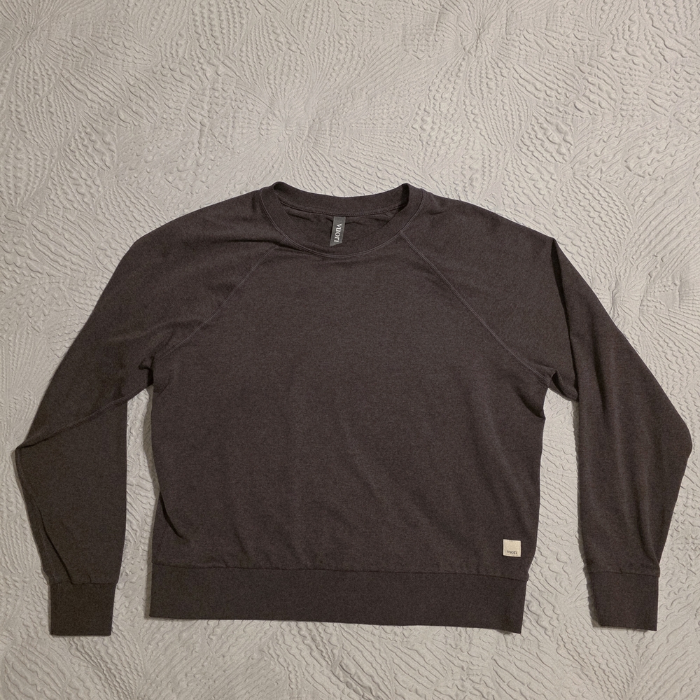 Vuori Women's Long Sleeve Tee Dark Brown XS
